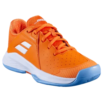 Dětská tenisová obuv Babolat PROPULSE JUNIOR 3 AC BOY Orange Peel Velikost: 32