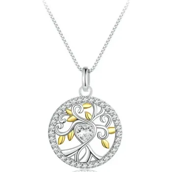 Náhrdelník GRACE Silver Jewellery Luxusní stříbrný náhrdelník Strom života - stříbro 925/1000 NH-BSN371/82 Stříbrná 45 cm