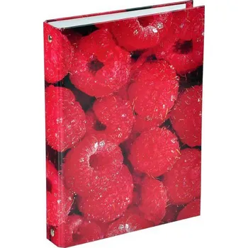 Pořadač A5 4kr. lamino maliny