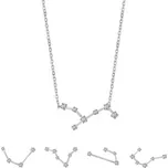 Victoria Filippi Stainless Steel Náhrdelník se znamením zvěrokruhu - 12 druhů, chirurgická ocel NH/79-4 Stříbrná Rak (22.6. - 22.7.) 42 cm + 5 cm (prodloužení)