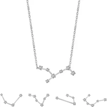 Náhrdelník Victoria Filippi Stainless Steel Náhrdelník se znamením zvěrokruhu - 12 druhů, chirurgická ocel NH/79-4 Stříbrná Rak (22.6. - 22.7.) 42 cm + 5 cm (prodloužení)