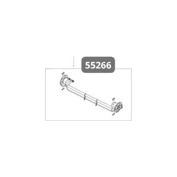 vozík za kolo Axle rear disc brake - double - Thule Chariot Sport 2 Thule 55266