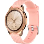 eses Silikonový vzorovaný řemínek 20 mm - Velikost S, světle růžový