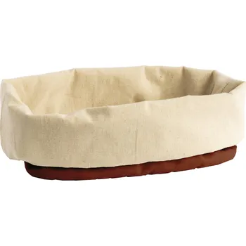 Krabice na pečivo Košík na pečivo NBA180 38 cm, hnědá, bavlna, Pebbly