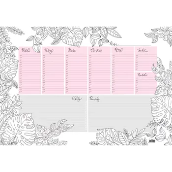 Zápisník Stolní plánovač A3 Antistres