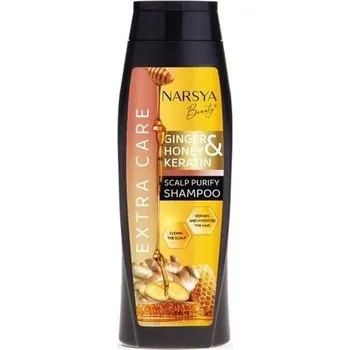 Šampon Arsy Cosmetics GINGER & HONEY & KERATIN šampón na vlasy, 450 ml