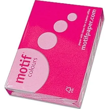 Barevný papír MOTIF A4 80 g růžová 32