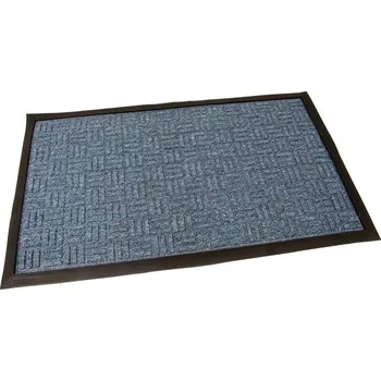Rohožka Modrá textilní vstupní rohož Criss Cross - 75 x 45 x 1 cm, 70996605