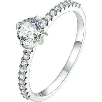 Prsten GRACE Silver Jewellery Stříbrný prsten se zirkonem Ivonne, stříbro 925/1000 P-BSR303-54/26 54 Stříbrná