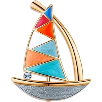 Brož Éternelle Brož se zirkonem Barca Gold B7022-BR12348 Barevná/více barev