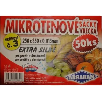 Sáček na potraviny Mikrotenové sáčky 250x350/2x25 barevný mix