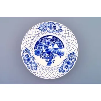 Talíř Cibulák Talíř Výroční 2001 reliéfní závěsný 18cm Originál Český porcelán Dubí