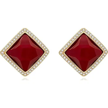 Náušnice JAY Náušnice se zirkony Sylphie JAY-0134-13256Z Červená