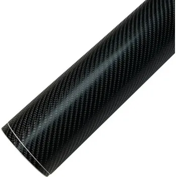 Stínítko do auta 4D černá karbonová autofólie 20cmx150cm Samolepicí PVC fólie pro auto, motorku a interiér