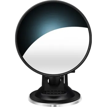 Zrcátko do auta na dítě 11 cm Otočné o 360° Přísavka na čelní sklo Palubní deska Sluneční clona Pomocné vnitřní zpětné zrcátko