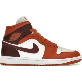 Dámské tenisky Jordan 1 Mid Dusty Peach Night Maroon (W) Velikost: 37.5 BQ6472-200