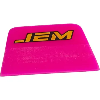 Polep vozidla JEM PPF JEM Stěrka s nápisem na PPF fólie 10 cm zkosená – růžová