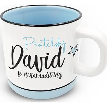 Nekupto Hrnek s potiskem 400 ml pastel - David