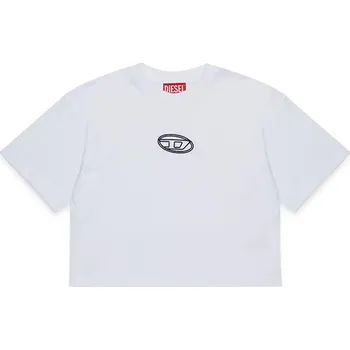 Dětské bavlněné tričko Diesel TIXAN T-SHIRT J02428 bílá 00X, vel. 164
