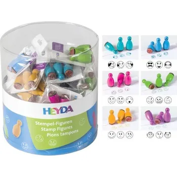 Dětské razítko Razítka dřevěné kuželky - 3 ks