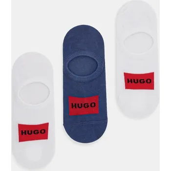 Pánské oblečení Ponožky HUGO 3P LC LABEL CC 3-pack 50496082 modrá 55A, vel. 43-46