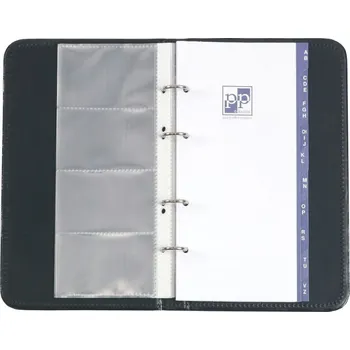 Vizitkář Vizitkář s registrem - černá