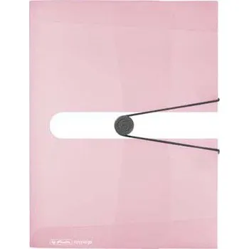 Archivační box Herlitz - Box na spisy A4/4 cm, růžový