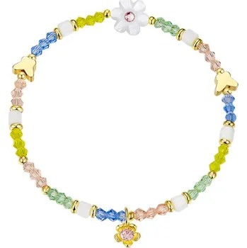 Náramek Éternelle Barevný korálkový náramek Colorful Summer NR2046 Barevná/více barev 16 cm