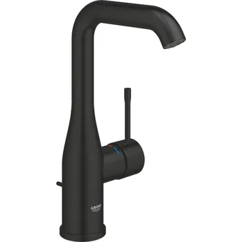 Vodovodní baterie GROHE Essence - Páková umyvadlová baterie, velikost L, černá matná 326282431