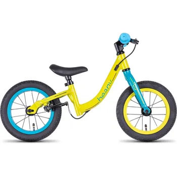 Dětské kolo Dětské odrážedlo BEANY ZERO 12 NEW žlutá (Dětské odráželdo Beany ZERO 12 patří se svojí váhou 2,7 kg mezi nejlehčí na trhu. Geometrie rámu přirozeně zajistí zdravý a pohodlný posed dítěte.)