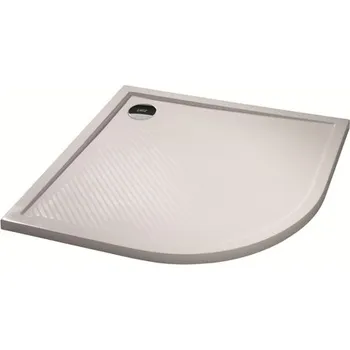 Sprchová vanička Sprchová vanička čtvrtkruhová Hüppe Purano 100x80 cm litý mramor 202149.055