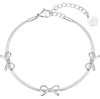 Náramek JAY Ocelový náramek Francesca - chirurgická ocel JAY-9051-ZS56151 Stříbrná 16 cm + 4 cm (prodloužení)