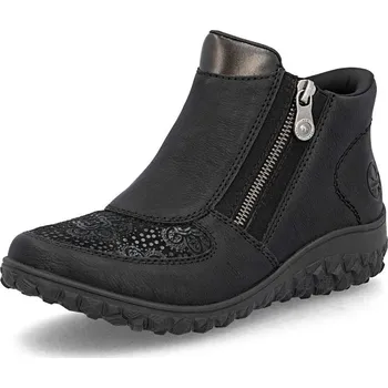 Dámské kozačky Dámská kotníková obuv RIEKER 59558-00 černá W5 43