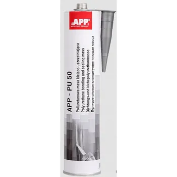 Tmel Polyuretanová lepicí a těsnicí hmota APP šedá 310 ml