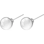 JAY Stříbrné náušnice DewDrop - 12 mm křišťál, kolekce Ranní rosa JAY-9239-ZS56255 Stříbrná