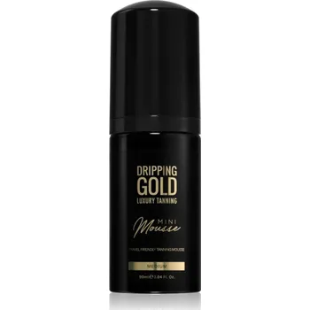 Samoopalovací přípravek Dripping Gold Luxury Tanning Mini Mousse samoopalovací pěna na obličej a tělo odstín Medium 90 ml