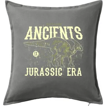 Polštář Para ancient - Polštář 50x50 - 50x50 - Včetně výplně ( Tmavě šedý melír )