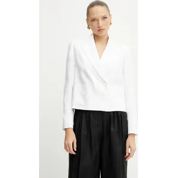 Dámské sako Plátěné sako Luisa Spagnoli 542051 bílá 00X, vel. 38