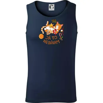 Ja to nedávam - Vanoční shon (Pecka design) - Tílko pánské Core - XL ( Námořní modrá (velmi tmavá - téměř černá) )