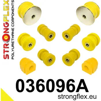 Silentblok nápravy 036096A: Strongflex Sada silentbloků zadního zavěšení varianta SPORT 22mm