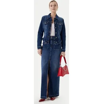 Dámská bunda Guess Jeansová bunda W5YN49 D5QP4 Tmavomodrá Regular Fit M