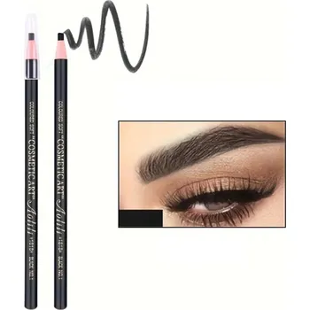 Tužka na obočí Tužka na obočí s odtrhovací linií 19 cm Odolná proti potu a rozmazání Precizní líčení Obočenková tužka na tvarování a výplň obočí Black