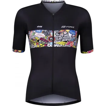 cyklistický dres Cyklistický dres Force XS vícebarevný