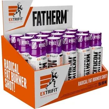 Sport Extrifit Fatherm Shot 15 x 90 ml - černý rybíz (14467)