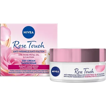 Nivea Rose Touch denní krém proti vráskám