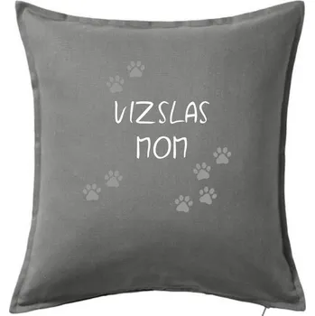 Polštář Vizslas mom (Maďarský ohař krátkosrstý) (Reflexní tlapky) - Polštář 50x50 - 50x50 - Včetně výplně ( Tmavě šedý melír )
