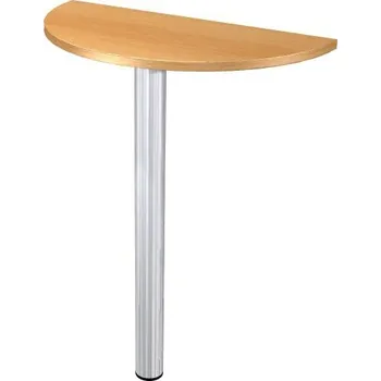 Jídelní stůl Přístavek kancelářského stolu půlkruhový 140 x 70 cm