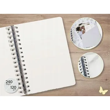 Zápisník Hladký zápisník 168 x 215 mm Sigel 120 listů