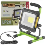 PROCRAFT LP20 Aku světlo LED reflektor 2000lm, napájení AKU nebo 230V (bez baterie a nab.)