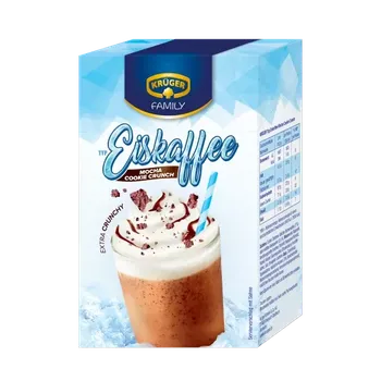 Krüger Family Eiskaffee Mocha Cookie Crunch (150 g box, 10 × 15 g sáčků)